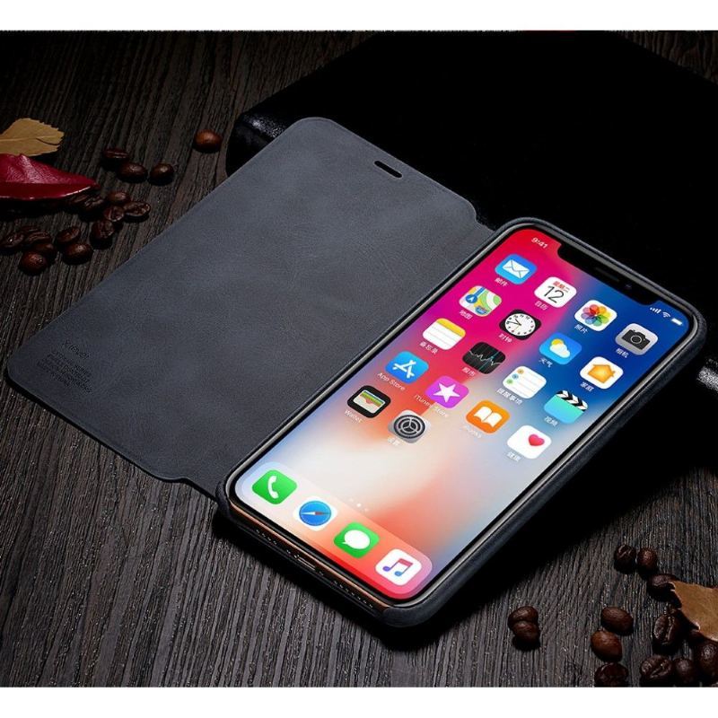 Skórzany Futerał do iPhone 11 Pro Max Anti-fall X-level Styl Skórzany