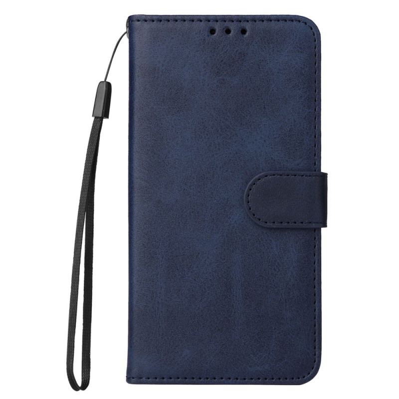 Etui Folio Huawei Nova 11 Pro Zwykły Skórzany Model Z Paskiem