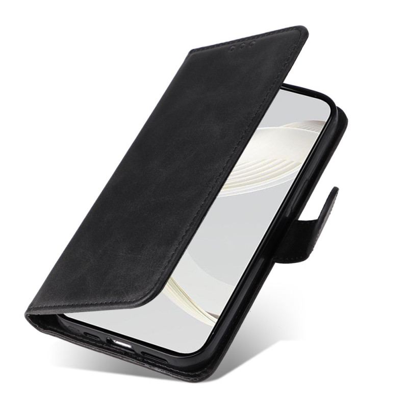 Etui Folio Huawei Nova 11 Pro Zwykły Skórzany Model Z Paskiem
