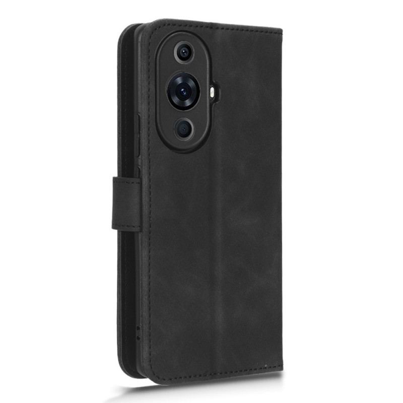 Skórzany Futerał Huawei Nova 11 Pro Etui Na Telefon Efekt Zamszu Z Paskiem