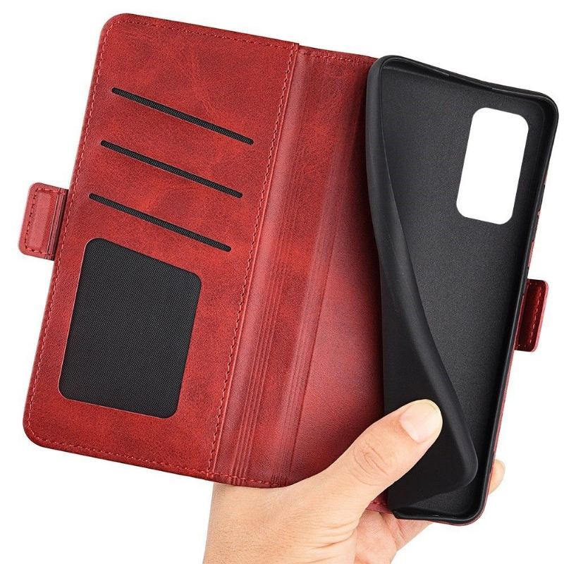 Etui do Samsung Galaxy M13 Portfel Matowy Pokrowiec Ze Sztucznej Skóry