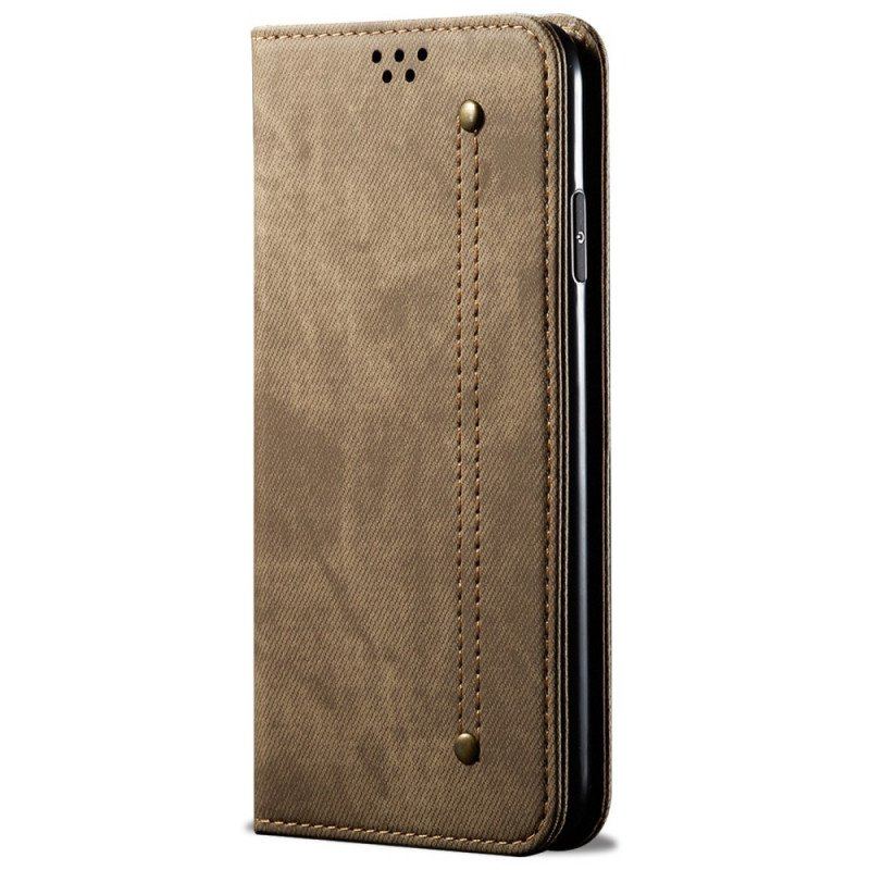 Etui Na Telefon do Xiaomi Redmi Note 11 / 11S Etui Folio Tkanina Dżinsowa