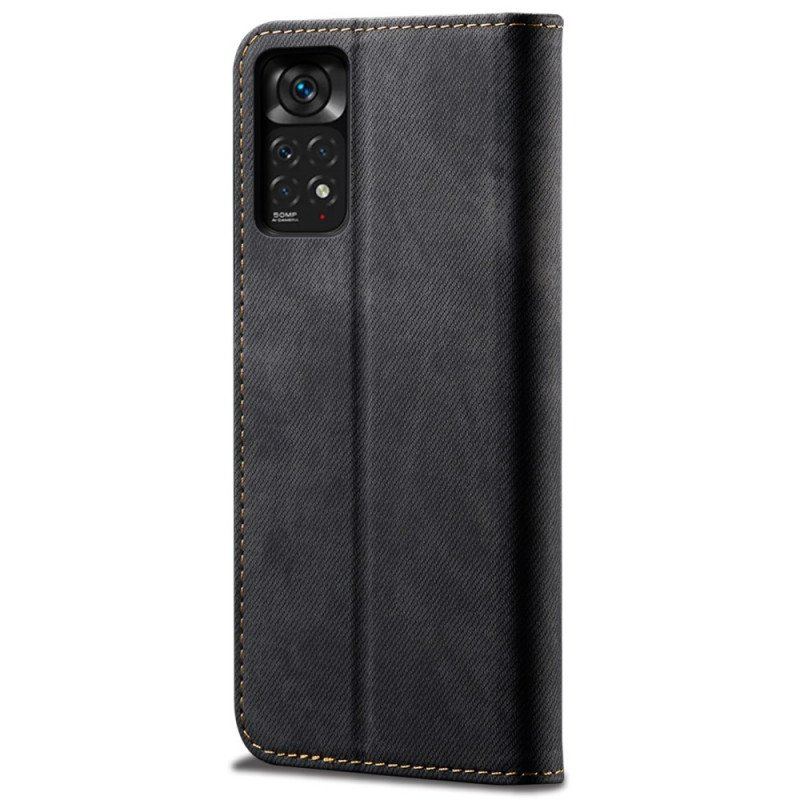 Etui Na Telefon do Xiaomi Redmi Note 11 / 11S Etui Folio Tkanina Dżinsowa
