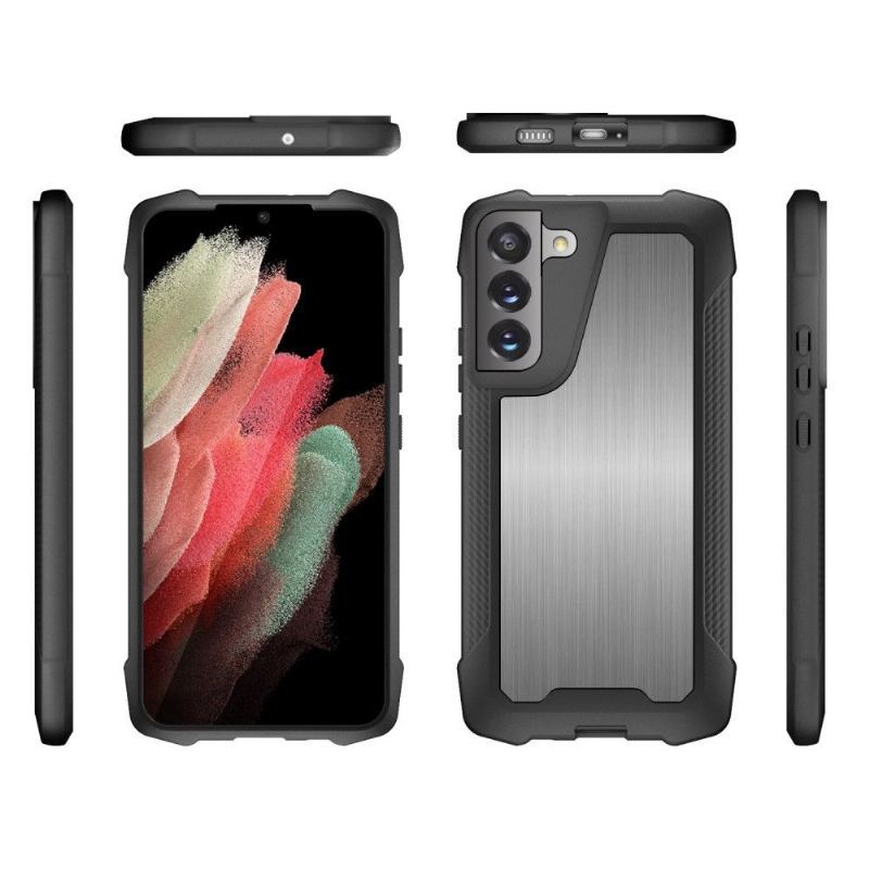 Etui do Samsung Galaxy S22 Plus 5G Etui Ochronne Szczotkowanego Metalu Ochrona Efektu