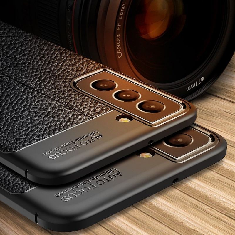 Futerały do Samsung Galaxy S22 Plus 5G Obrzeża Elastyczne Ziarniste Wykończenie