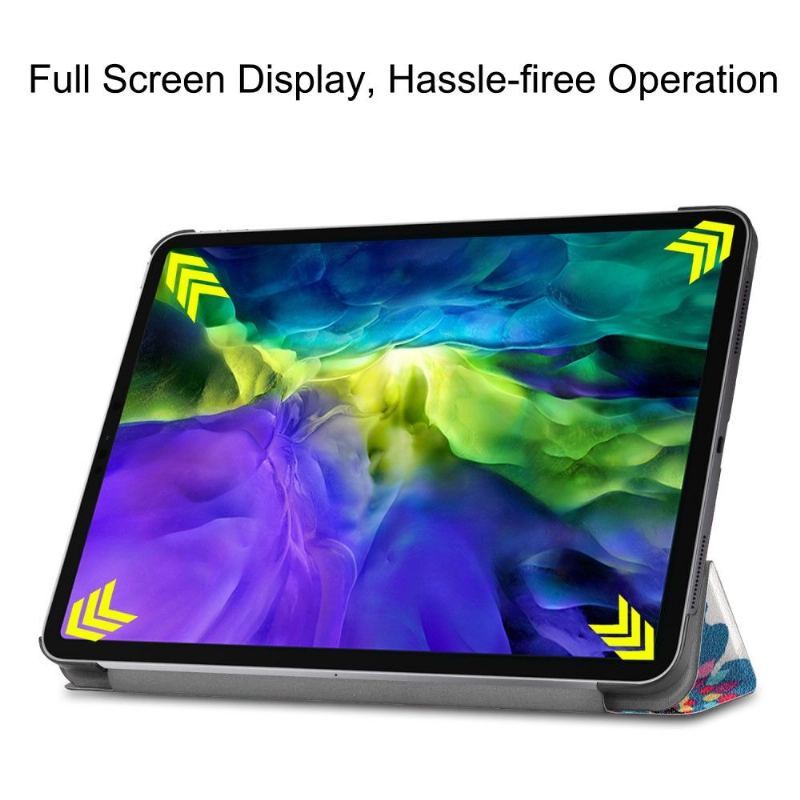 Cover iPad Pro 11 (2020) Inteligentne Motyle I Kwiaty