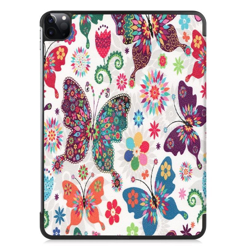 Cover iPad Pro 11 (2020) Inteligentne Motyle I Kwiaty