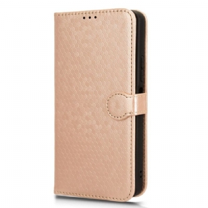 Etui Folio Do Poco C61 Błyszczące Kropki Z Paskiem