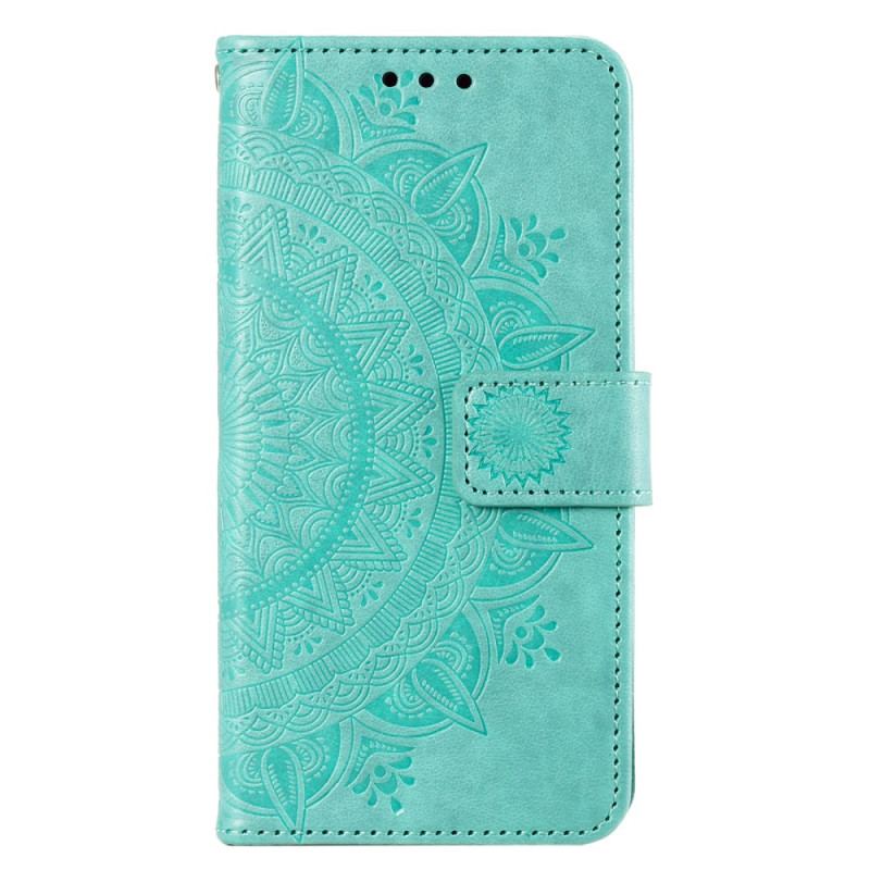Etui Folio Poco C61 Mandala Słońce Z Paskiem