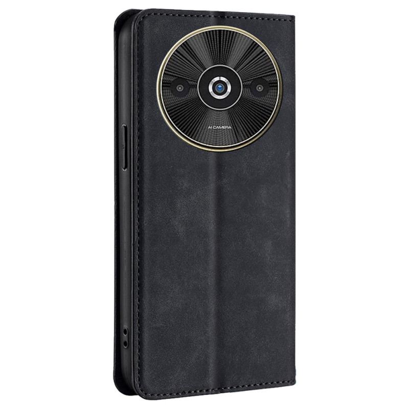 Flip Kotelot Poco C61 Etui Na Telefon Zamszowy Styl