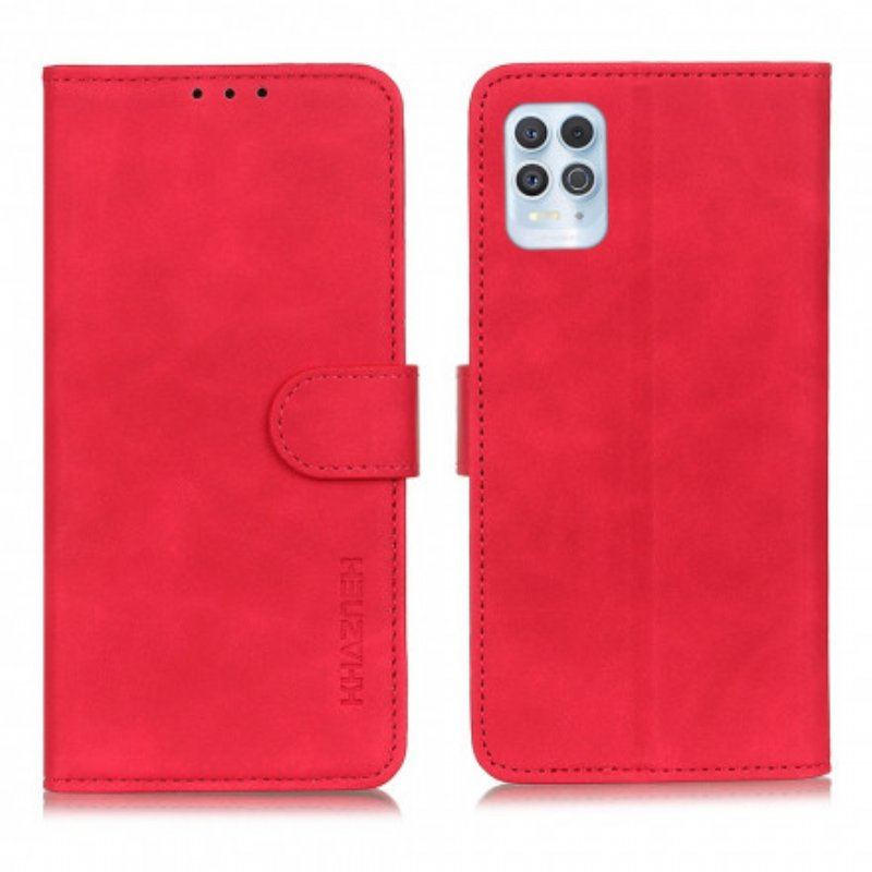 Etui Na Telefon Pokrowce do Moto G100 Khazneh Efekt Skóry W Stylu Vintage
