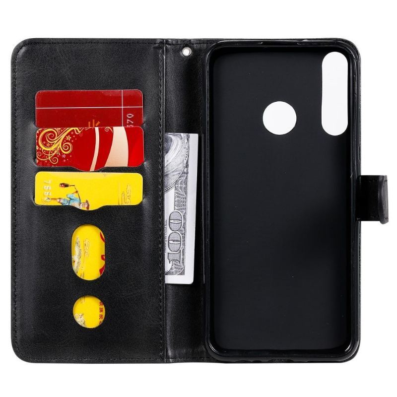 Etui Folio do Huawei P40 Lite E Kieszeń Na Suwak