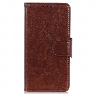 Etui Folio do Xiaomi Redmi Note 12 4G Dwoina Skóry Nappa