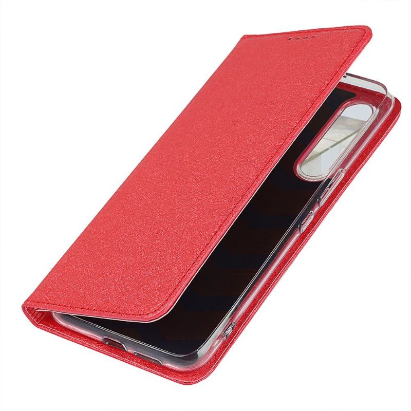 Etui Folio do Sony Xperia 1 III Skórzany Futerał Blue Moon Etui Na Karty Z Klapką