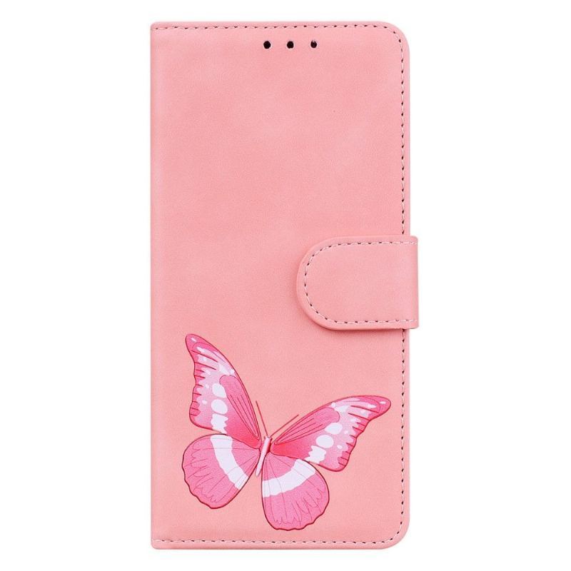 Etui Na Telefon Pokrowce do Poco X4 Pro 5G Biznes Etui Ochronne Kolorowa Ochrona Motyla
