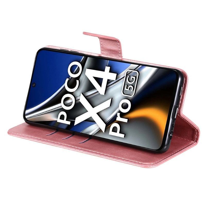 Etui Na Telefon Pokrowce do Poco X4 Pro 5G Biznes Portfel Elena Portfel