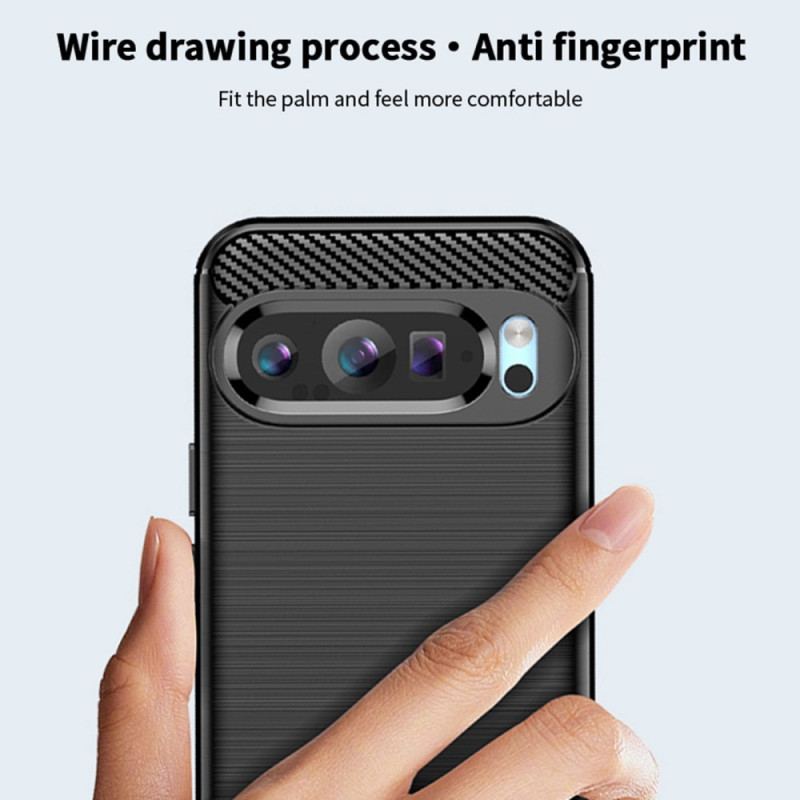 Futerały Google Pixel 9 Etui Na Telefon Szczotkowane Włókno Węglowe Mofi