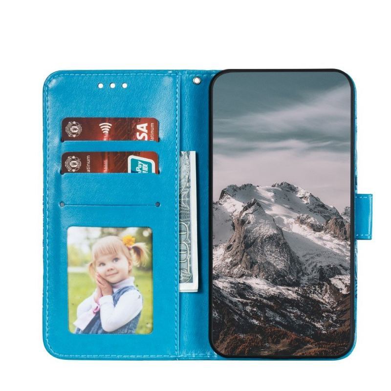 Etui Folio do Google Pixel 6 Obrzeża Pojedyncza Mandala