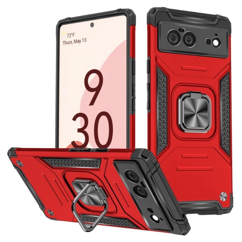 Futerały do Google Pixel 6 Heavy Duty Z Obrotowym Pierścieniem