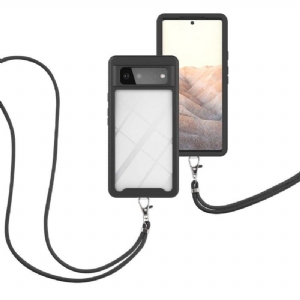 Futerały do Google Pixel 6 Obrzeża ze Sznurkiem Seria Miejska