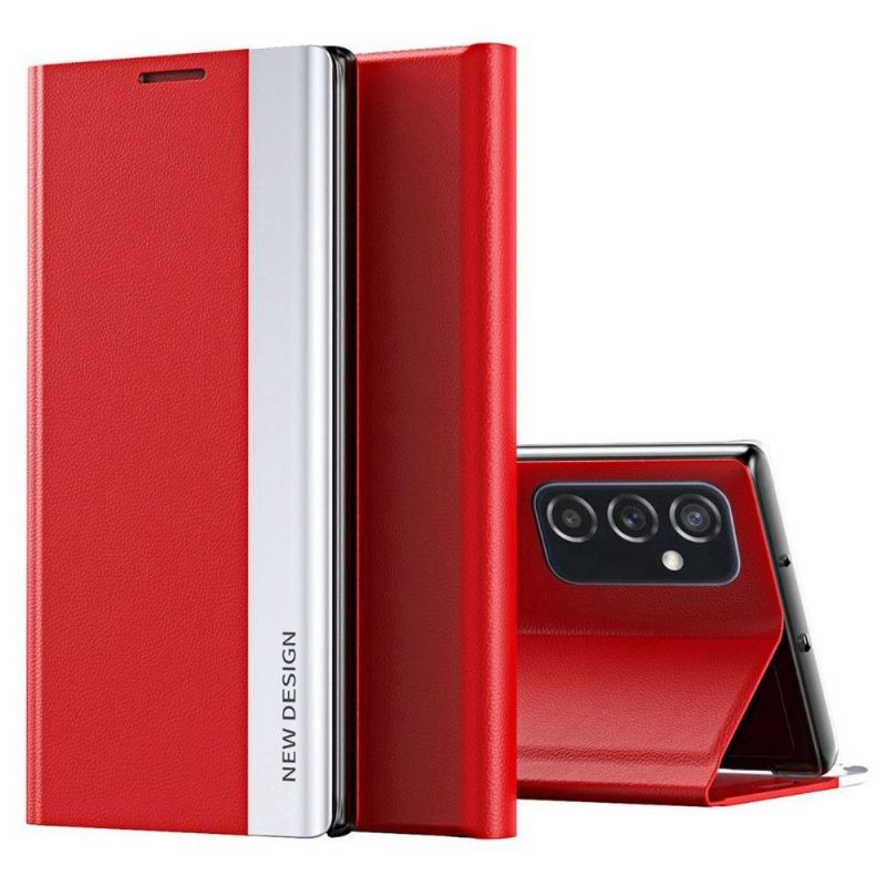 Etui do Samsung Galaxy M23 5G Classic Biznesowy Magnes Z Efektem Skóry