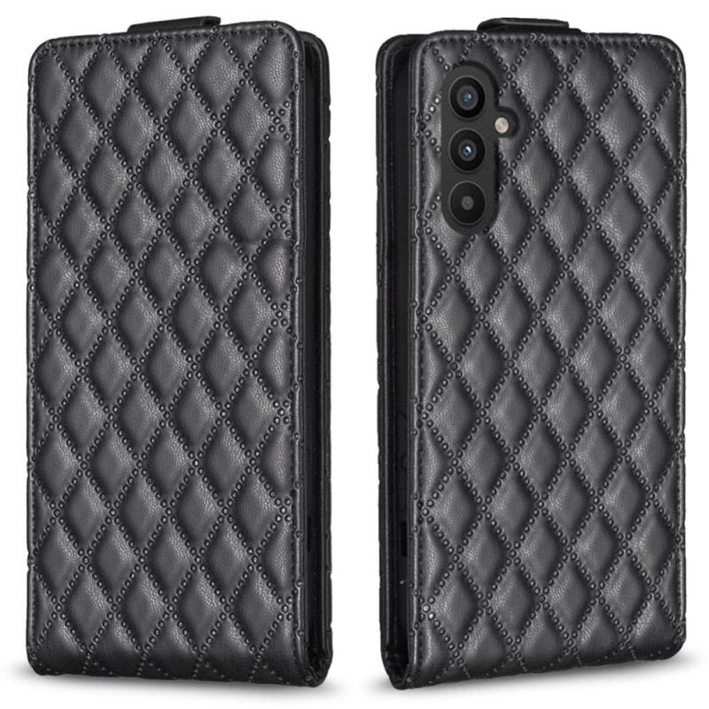 Etui Folio Samsung Galaxy A15 Pikowana Pionowa Klapa