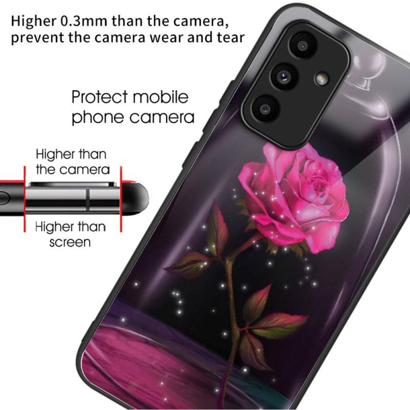 Etui Samsung Galaxy A15 Różowe Szkło Hartowane