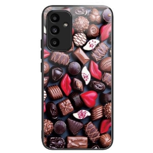Etui Samsung Galaxy A15 Szkło Hartowane CZekoladowe
