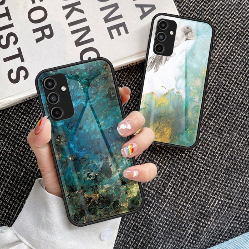 Etui Samsung Galaxy A15 Szkło Hartowane W Stylu Marmuru