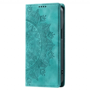 Flip Kotelot Samsung Galaxy A15 Etui Na Telefon Zamszowy Styl Mandali