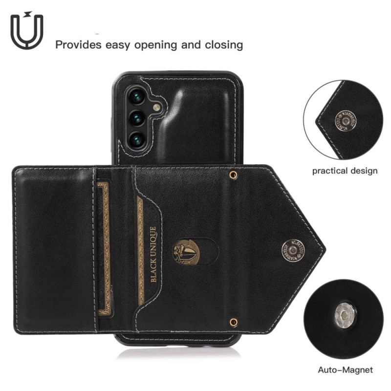 Futerały Samsung Galaxy A15 Etui Na Telefon Etui Na Karty I Pasek Na Ramię
