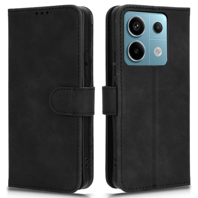 Etui Folio Poco X6 5g Efekt Zamszu Etui Ochronne
