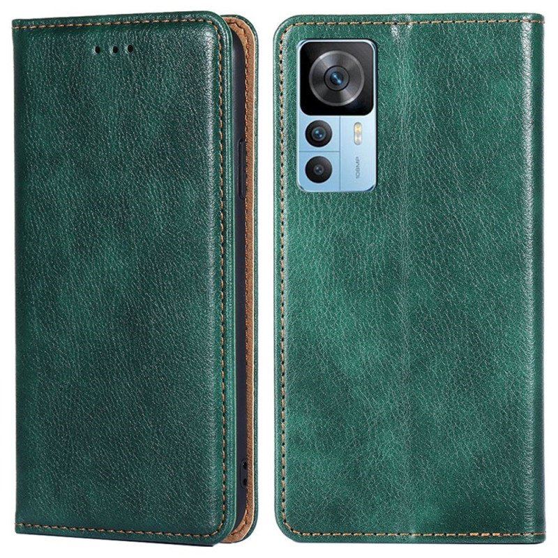 Etui Na Telefon do Xiaomi 12T / 12T Pro Etui Folio Efekt Skóry Lakierowanej