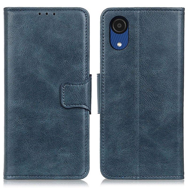 Etui Folio do Samsung Galaxy A03 Core Skórzany Futerał Faux Leather Folio Stand Funkcja