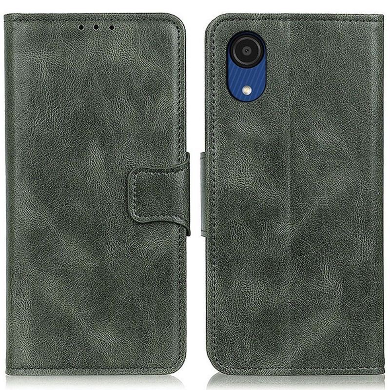 Etui Folio do Samsung Galaxy A03 Core Skórzany Futerał Faux Leather Folio Stand Funkcja