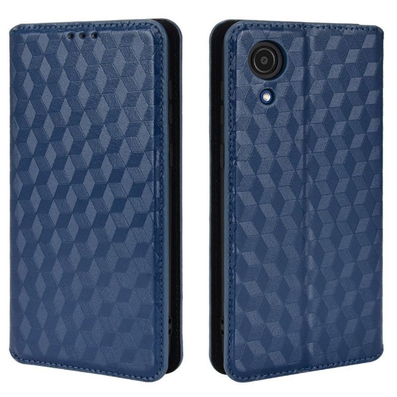 Etui Folio do Samsung Galaxy A03 Core Skórzany Futerał Geometria Projektu