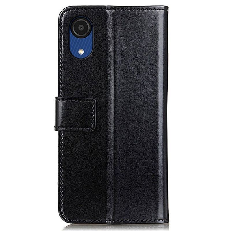 Etui Folio do Samsung Galaxy A03 Core Skórzany Futerał Melody Faux Leather Folio
