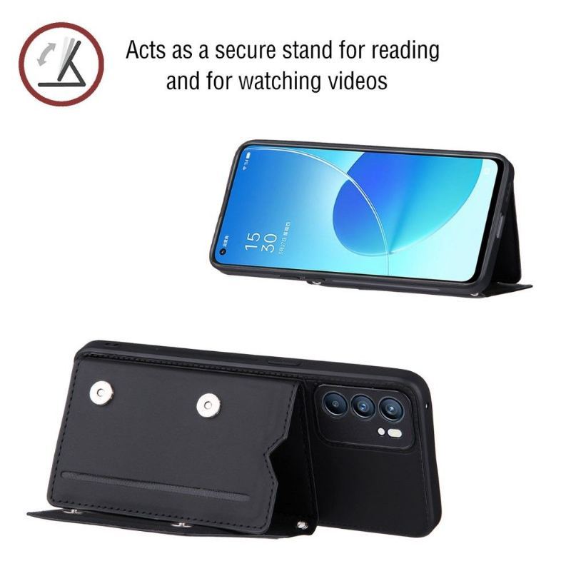 Futerały do Oppo Reno 6 5G Aude Smycz Wieloprzedziałowa