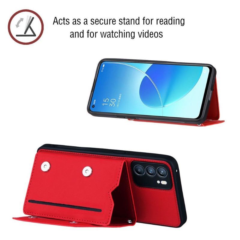 Futerały do Oppo Reno 6 5G Aude Smycz Wieloprzedziałowa