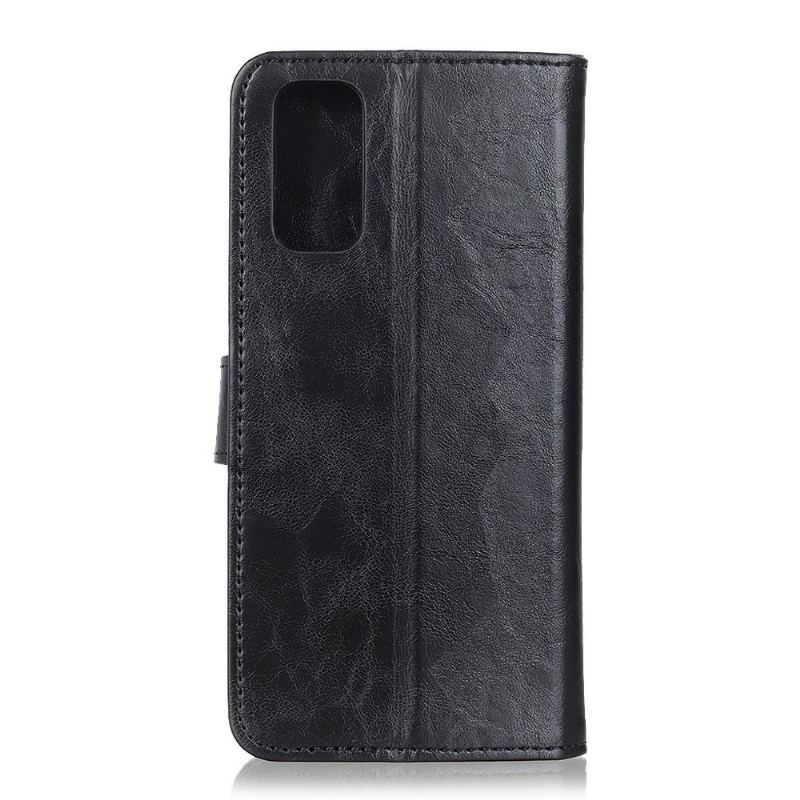 Etui Folio do Poco M3 Funkcja Wsparcia Efektu Skóry Melodii