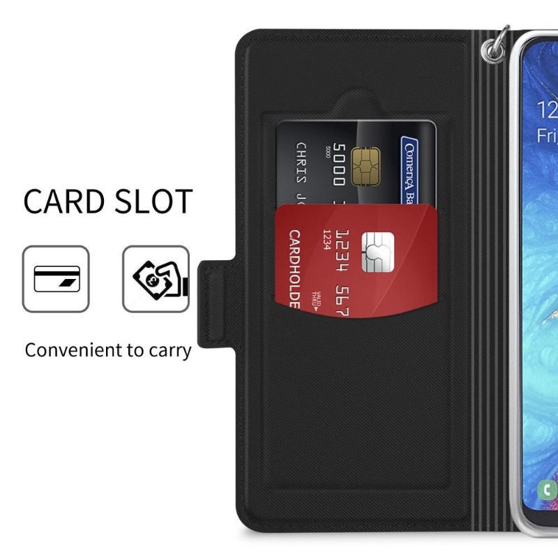 Etui Folio do Samsung Galaxy A20e Obrzeża Victoria Style Skóra
