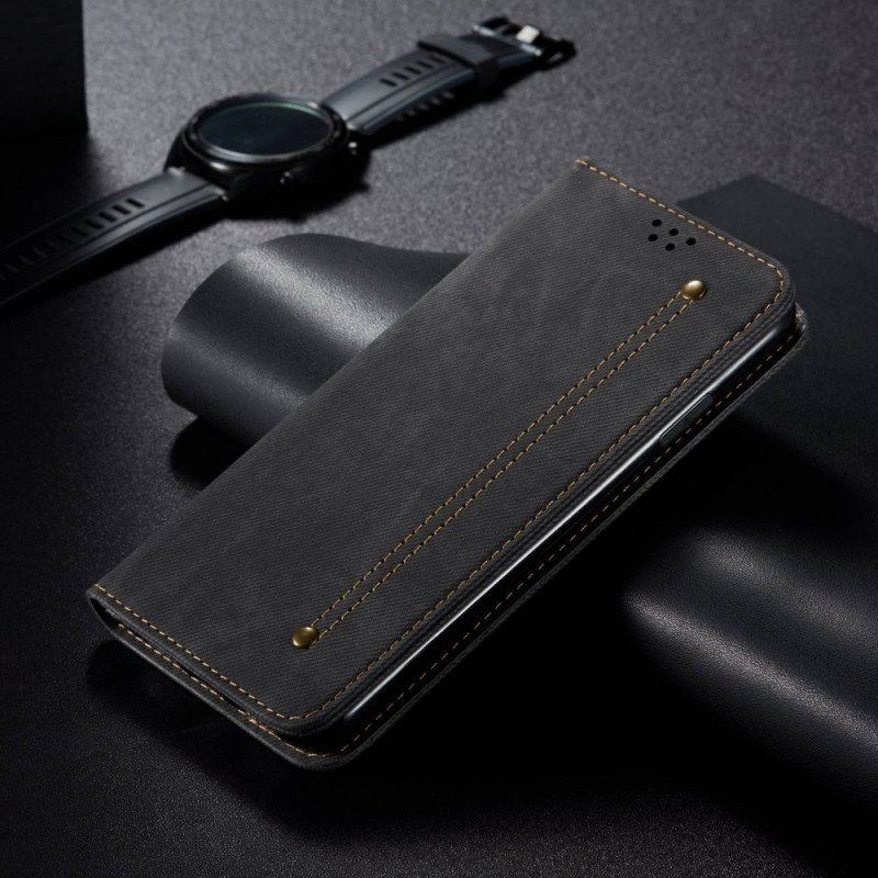 Etui Na Telefon do OnePlus Nord 2T 5G Etui Folio Tkanina Dżinsowa