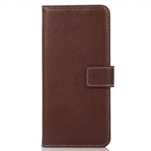 Etui Folio do OnePlus Nord CE 2 Lite 5G Efekt Skóry I Szwy