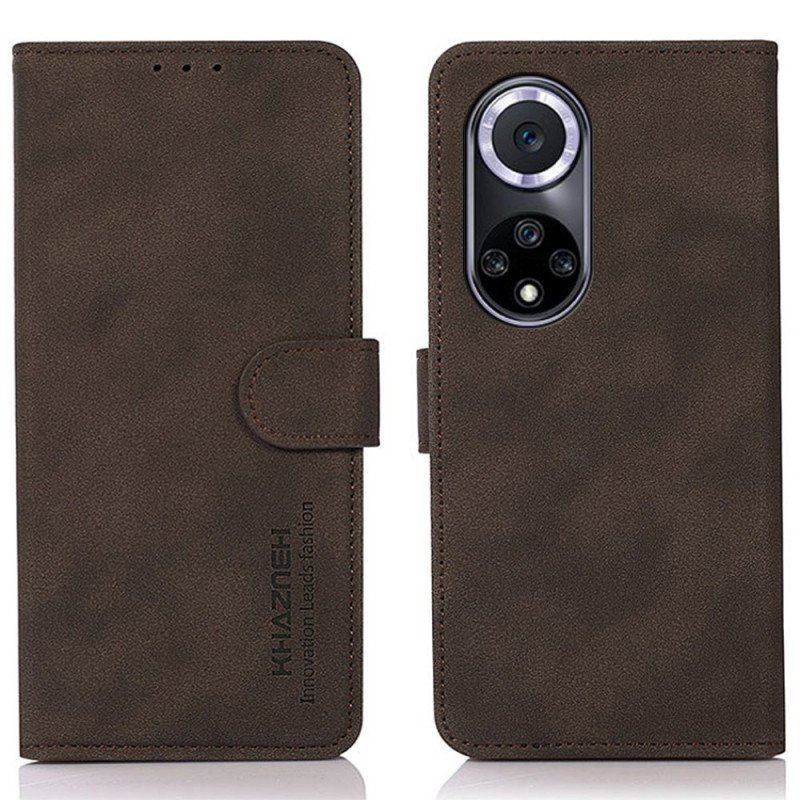 Etui Na Telefon Pokrowce do Honor 50 Modny Efekt Skóry Khazneh