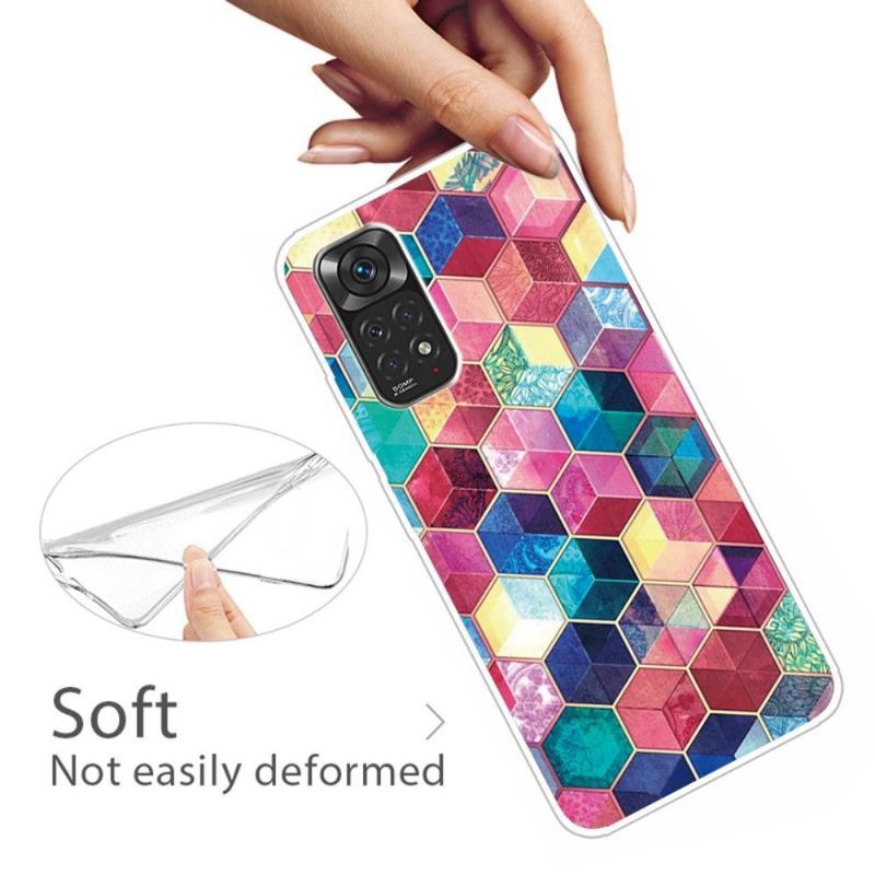 Etui do Xiaomi Redmi Note 11 / Note 11S Kolorowe Bloki