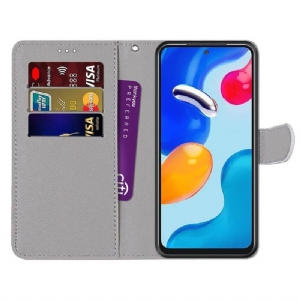 Etui Folio do Xiaomi Redmi Note 11 / Note 11S Obrzeża Radioaktywny Symbol