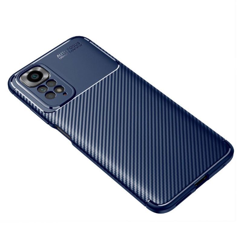 Futerały do Xiaomi Redmi Note 11 / Note 11S Obrzeża Styl Włókna Węglowego