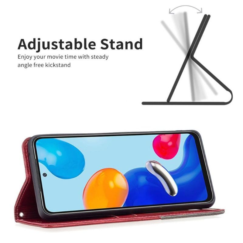 Skórzany Futerał do Xiaomi Redmi Note 11 / Note 11S Anti-fall Skórzane Etui Na Karty W Stylu Célinia