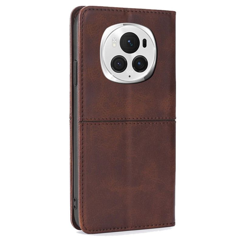 Flip Kotelot Honor Magic 6 Pro Vintage Tekstura Etui Ochronne
