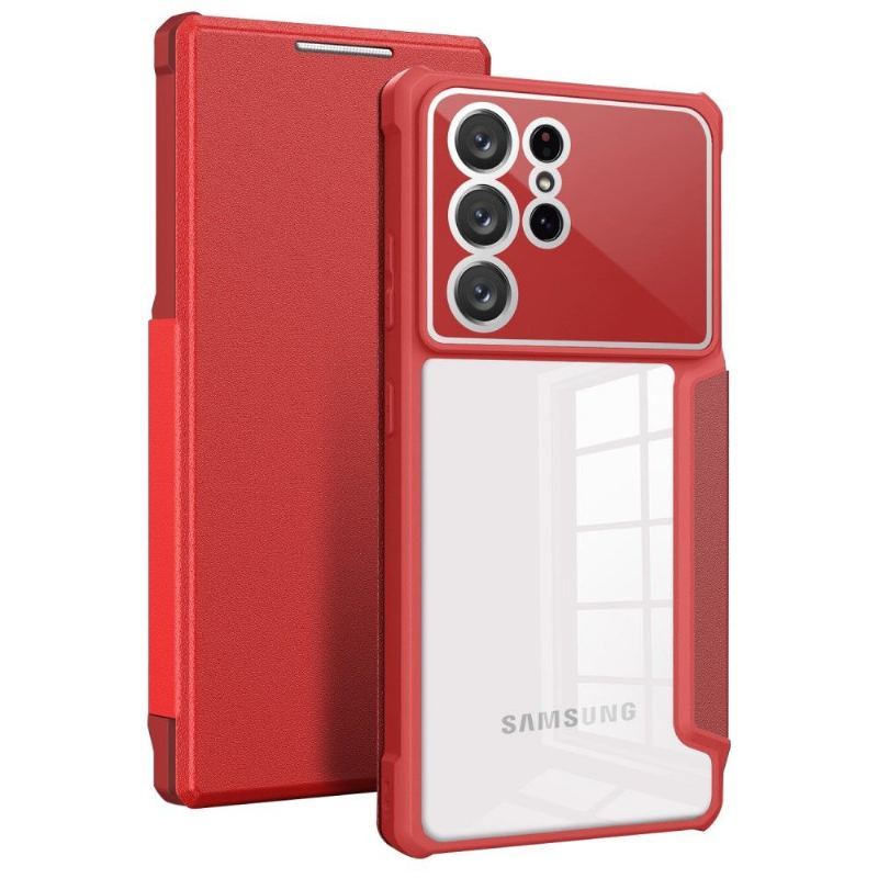 Case do Samsung Galaxy S21 Ultra 5G Etui Folio Odwróć Biznes